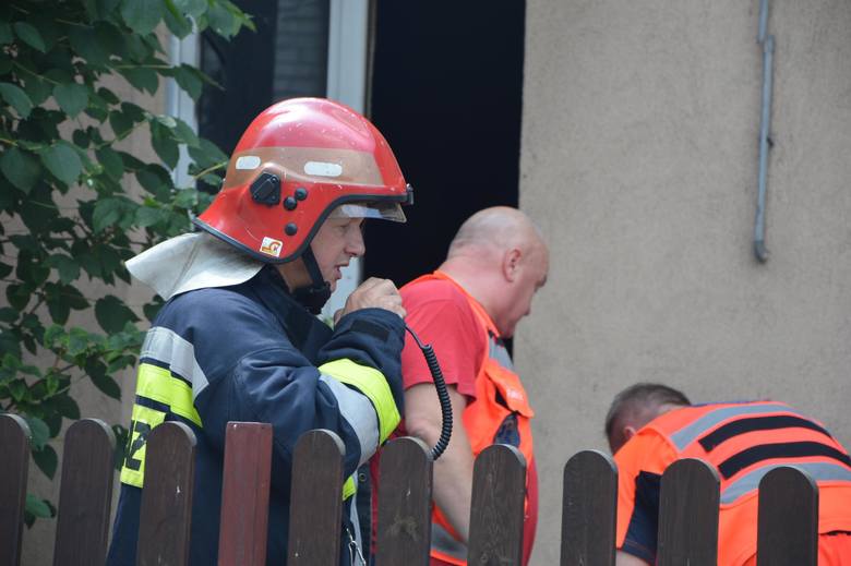 Pożar w budynku ZGM w Łowiczu. Jedna osoba została poszkodowana [Aktualizacja]