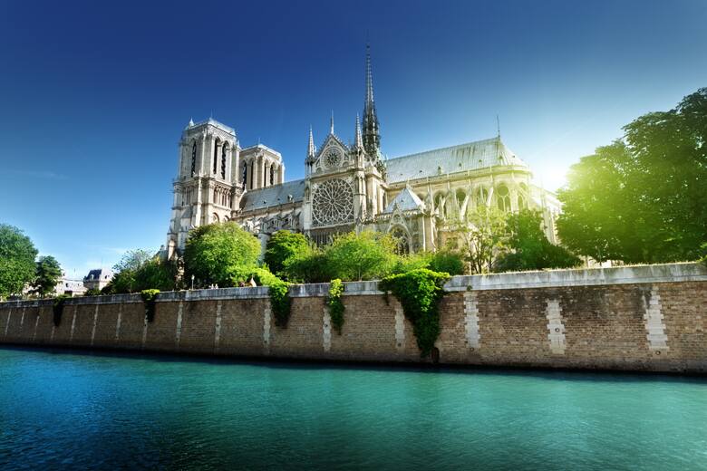 Katedra Notre Dame od strony Sekwany