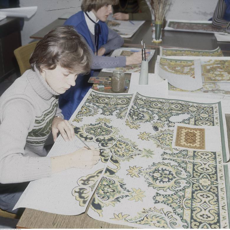 Tak się projektowało dywany w Agnelli. Rok 1979