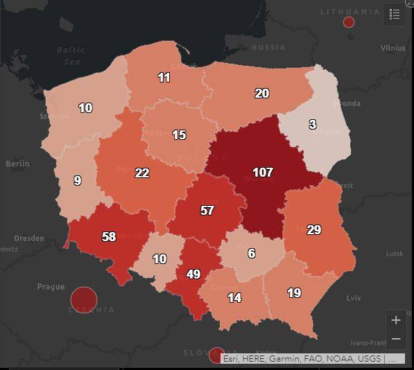 Koronawirus W Polsce Najnowsze Dane Mapa Wykresy Liczby 21032020 Expressilustrowanypl 8557