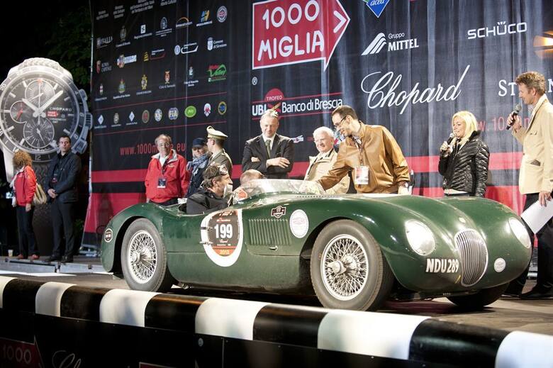 Jaguar na Mille Miglia, Fot: Jaguar