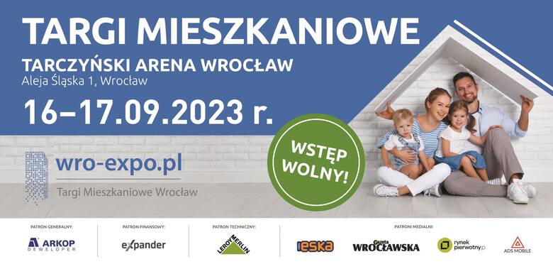 Targi Mieszkaniowe Wrocław już 16 i 17 września na stadionie Tarczyński Arena