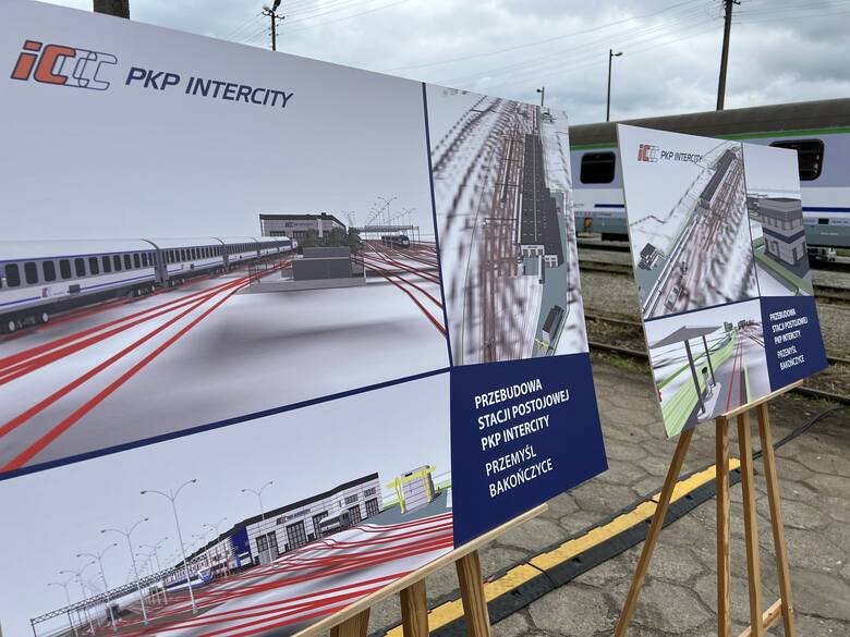 Przebudowa stacji postojowej PKP Intercity Przemyśl Bakończyce - wizualizacje.