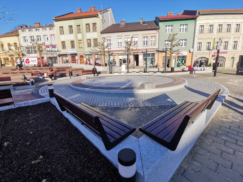 Nowa fontanna na Rynku w Chrzanowie