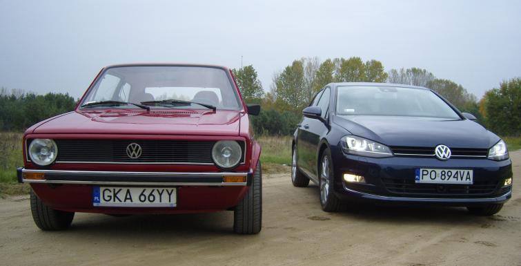VW Golf I i VII