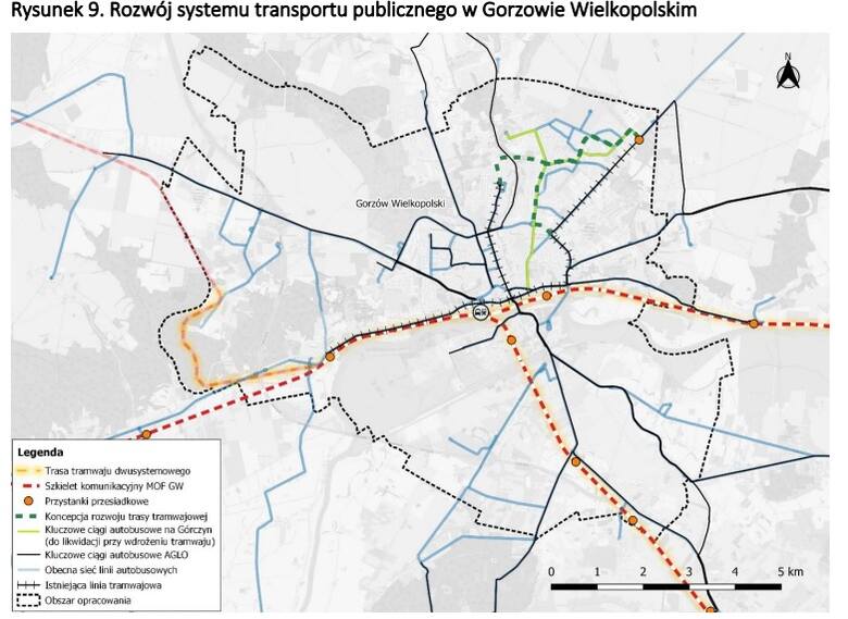 Taki jest plan rozwoju systemu transportu publicznego w Gorzowie