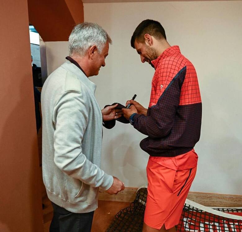 Mourinho spotkał się z Djokoviciem podczas turnieju Masters w Rzymie [ZDJĘCIA]