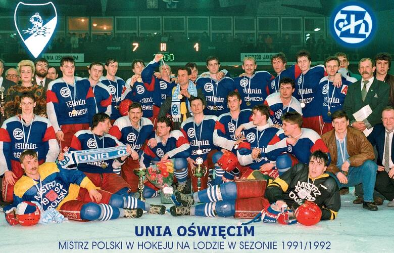 Pierwszy mistrzowski tytuł w hokeju na lodzie Unia Oświęcim zdobyła w 1992 roku, pokonując Naprzód Janów