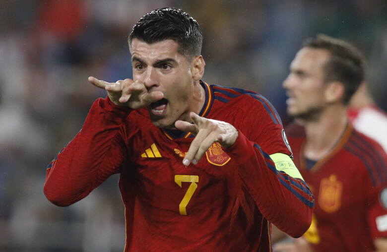 Zdobywca pierwszego hat-tricka w reprezentacji Hiszpanii Alvaro Morata