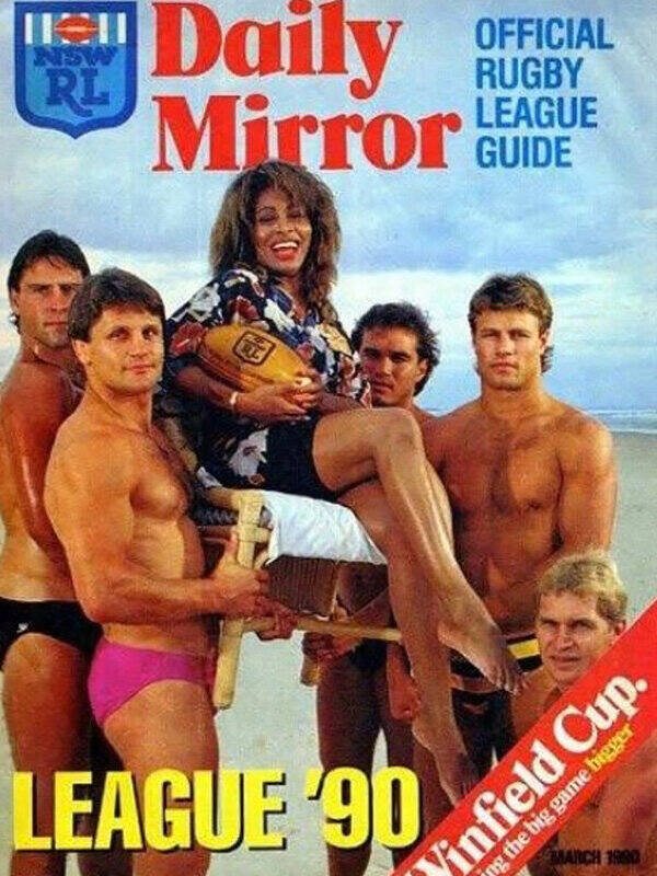 Tina Turner była ulubienicą australijskich rugbystów