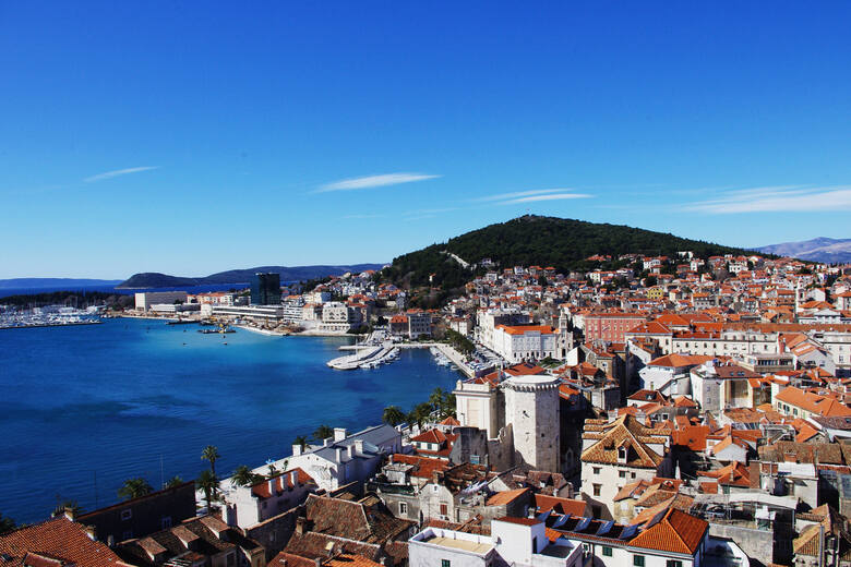 Widok na miasto Split