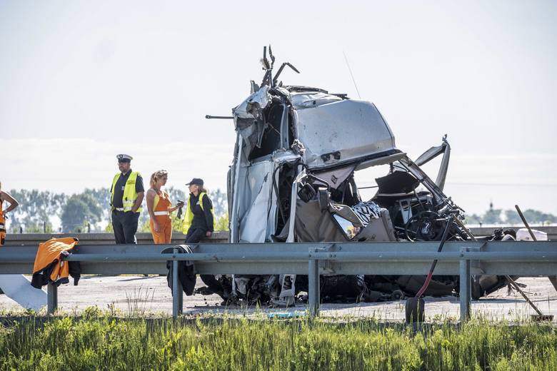 Wypadek na S5 na wysokości Kleszczewa niedaleko autostrady