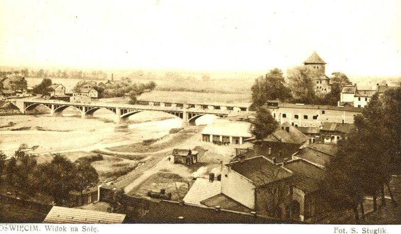 Widok mostu od strony Zakładu Towarzystwa Salezjańskiego