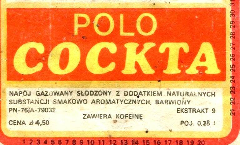 Polo cocta to był bez wątpienia kultowy napój PRL. Miał być odpowiednikiem Coca Coli