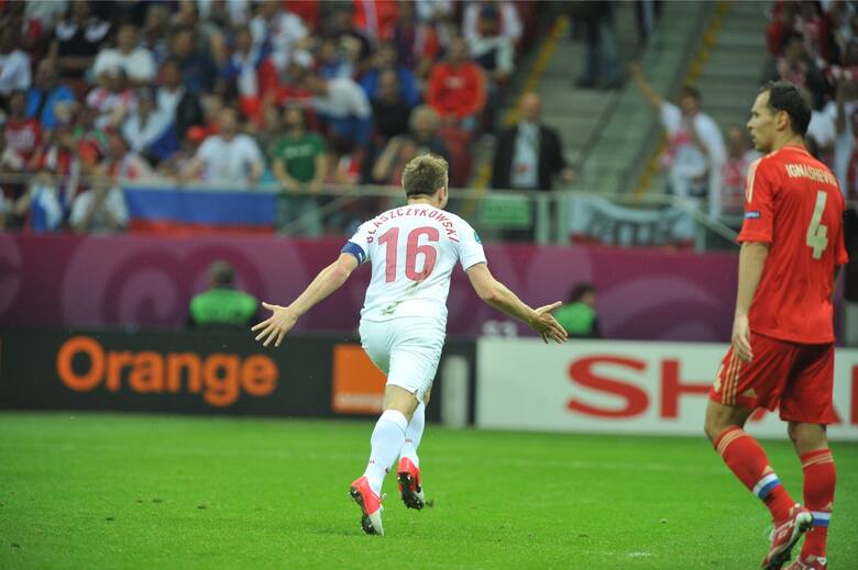 Radość po golu z Rosją na Euro 2012