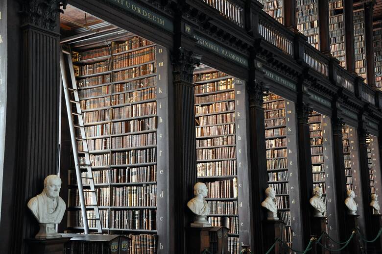 Trinity College posiada jedną z najpiękniejszych uniwersyteckich bibliotek.