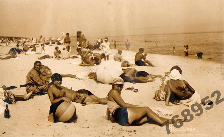 Plaża w Helu (1928-1938)