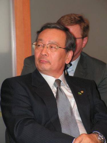 Fot. R.Polit: Tokuichi Uranishi, starszy dyrektor zarządzający Toyota Motor Corporation.