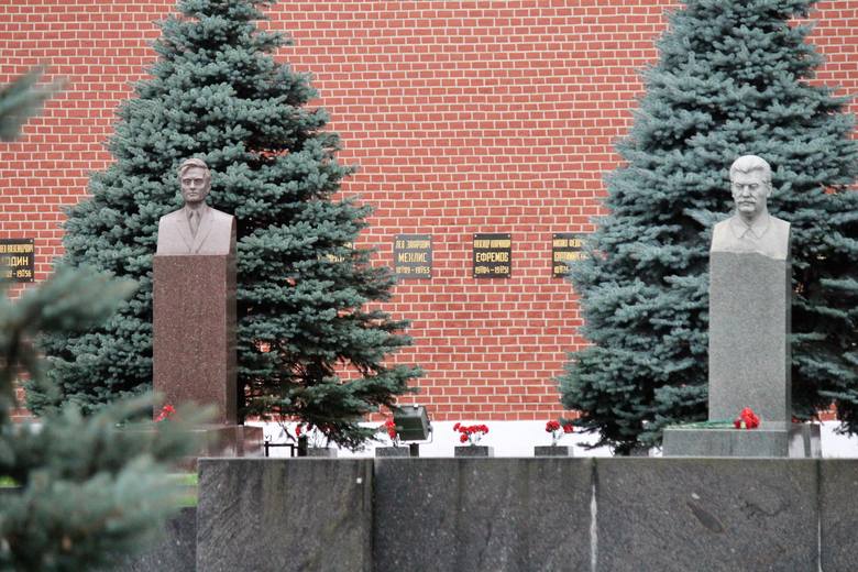 Plac Czerwony. Grób Józefa Stalina.