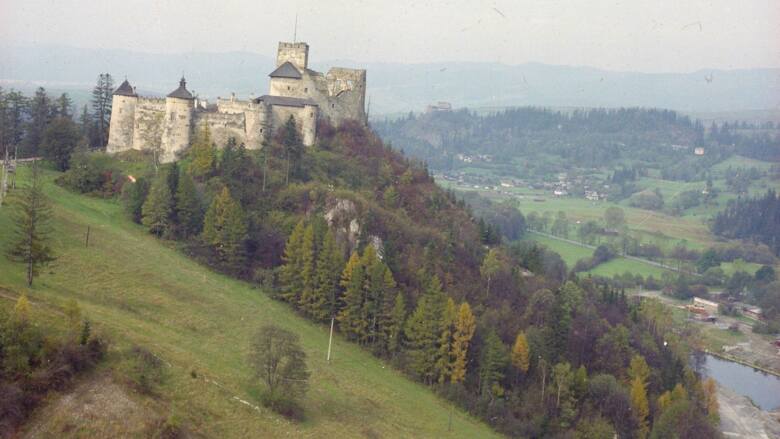 Zamek Dunajec w Niedzicy ok. 1978 roku