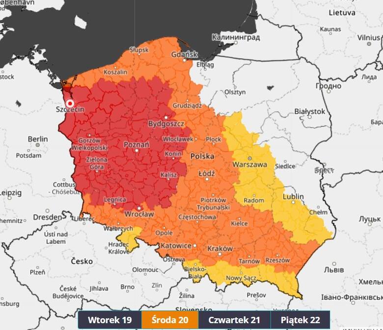 Najbliższe dni w Szczecinie i w regionie będą upalne. IMGW ostrzega
