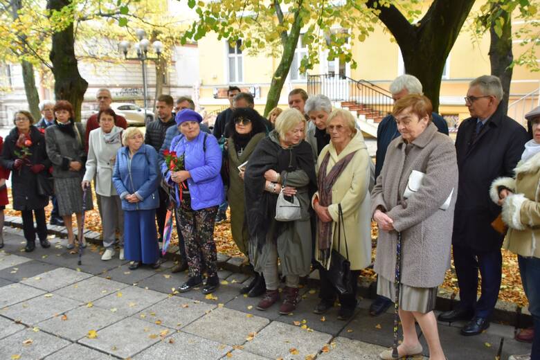 Uroczystość odsłonięcia pamiątkowej tablicy poświęconej prof. Marianowi Eckertowi - Zielona Góra - 19 października 2022