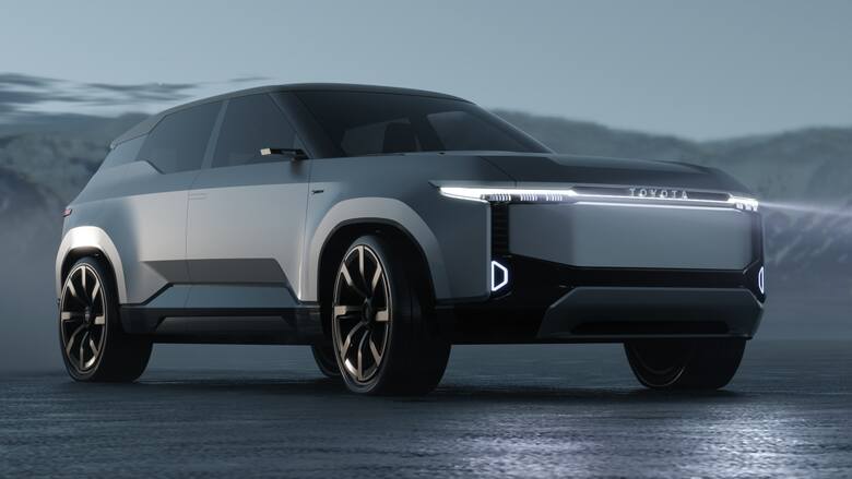 Stoisko Toyoty na targach Japan Mobility Show 2023 zaprojektowano pod hasłem „Let's Change the Future of Cars – Find Your Future” (Zmieńmy przyszłość