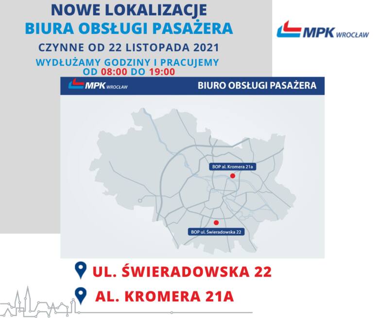 Lokalizacje nowych BOP-ów we Wrocławiu