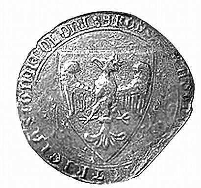 1295. Przemysław II po raz pierwszy użył ukoronowanego orła jako godła 