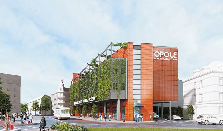 Centrum przesiadkowe Opole Główne - wizualizacja