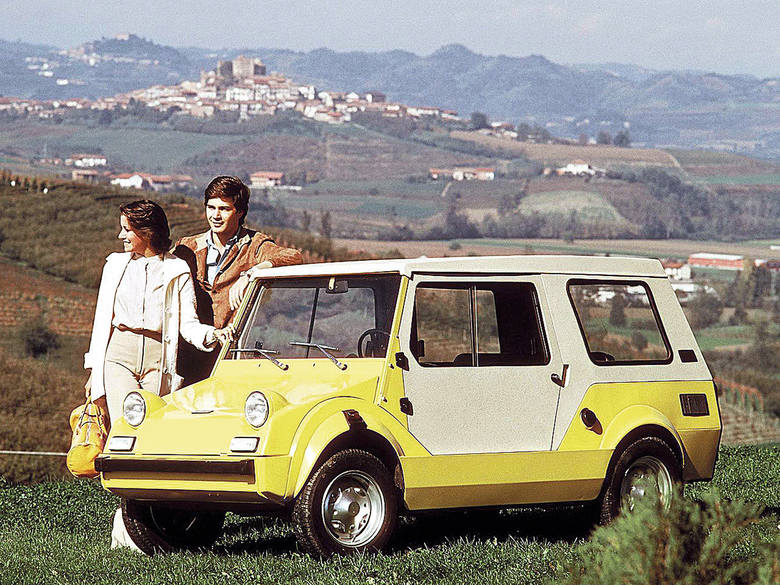Fiat 126 Cavaletta Włoski prototyp rekreacyjnegobuggy z 1976 r. Trzeba przyznać,że 20 lat później w Polsce powstało kilkaładniejszych Fot: Fiat
