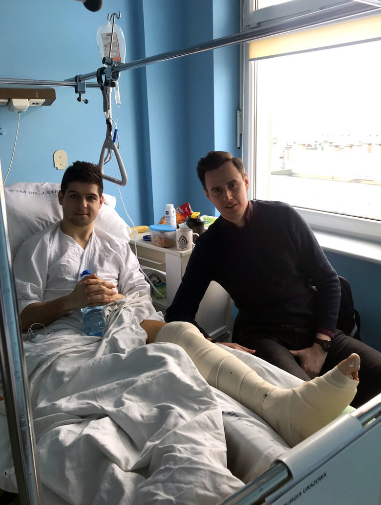 Marcin Jackowiak w poniedziałek przeszedł operację po brutalnym faulu