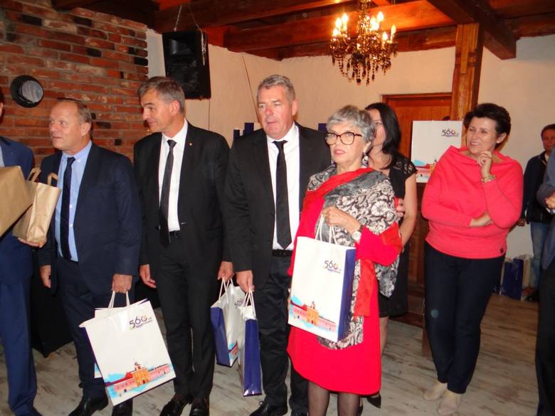 Delegacja Francuzów z Chatel w Skierniewicach