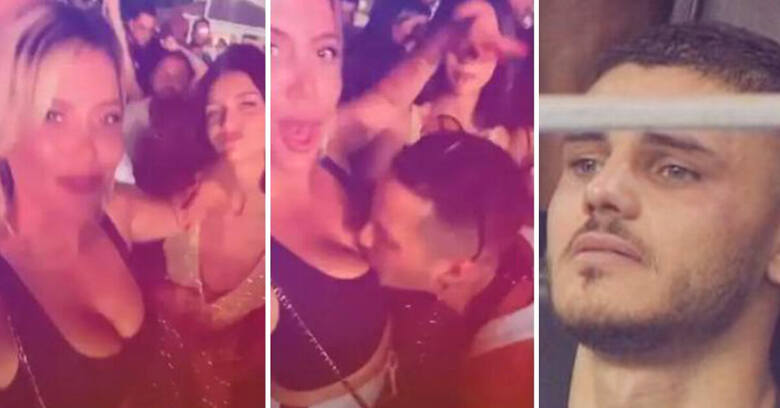 Wanda Nara chciała, żeby obsceniczne zdjęcia całowania jej piersi przez obcego mężczyznę ujrzał na Instagramie Mauro Icardi