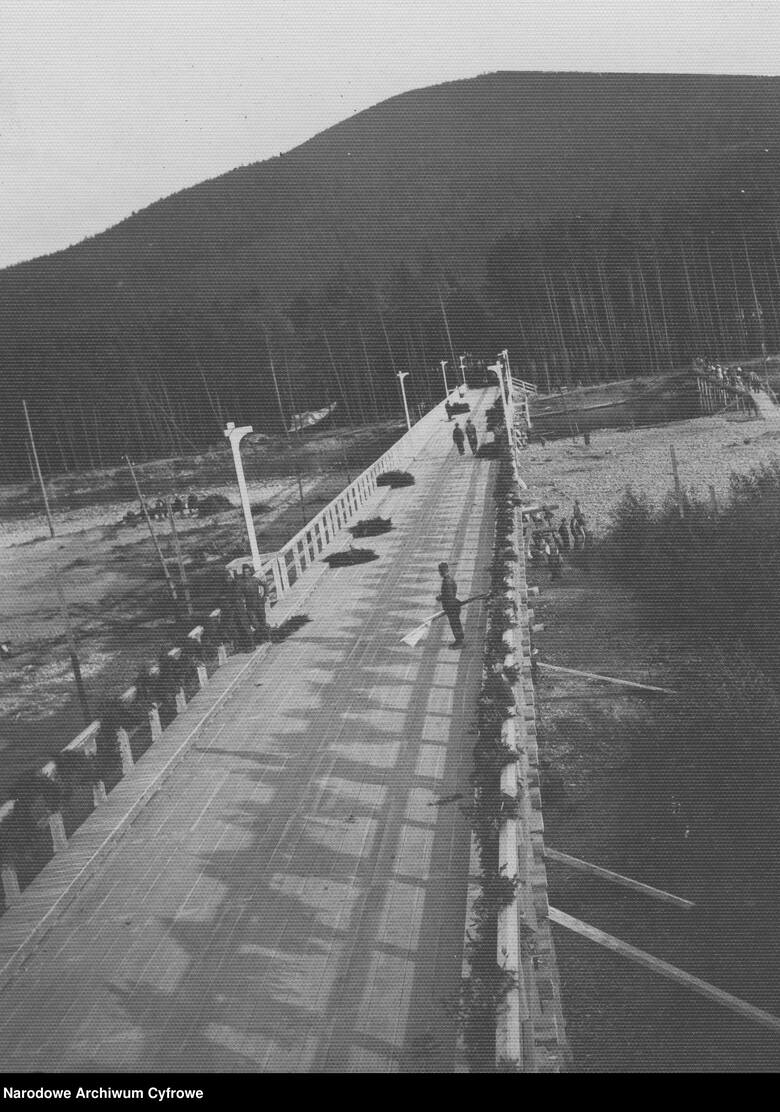 Nowy most na Rabie w okresie międzywojennym