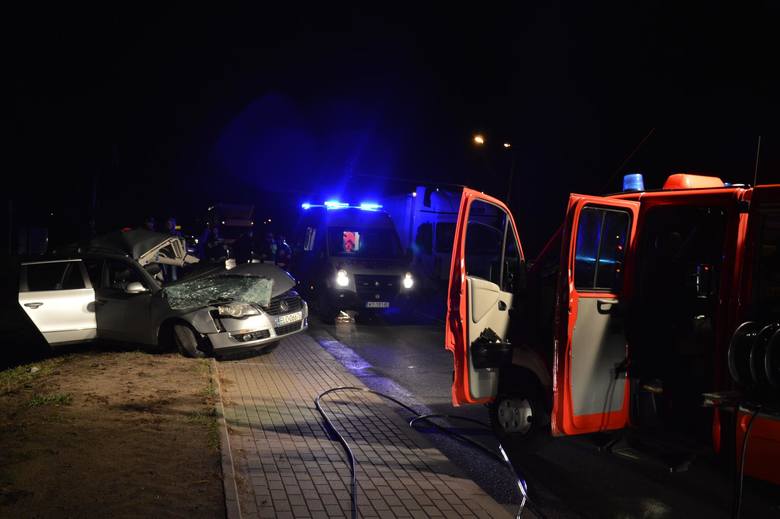 Wypadek w Łowiczu (Zdjęcia)