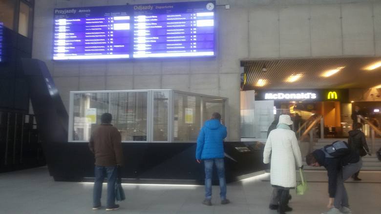 Zatrzymane pociągi w Katowicach