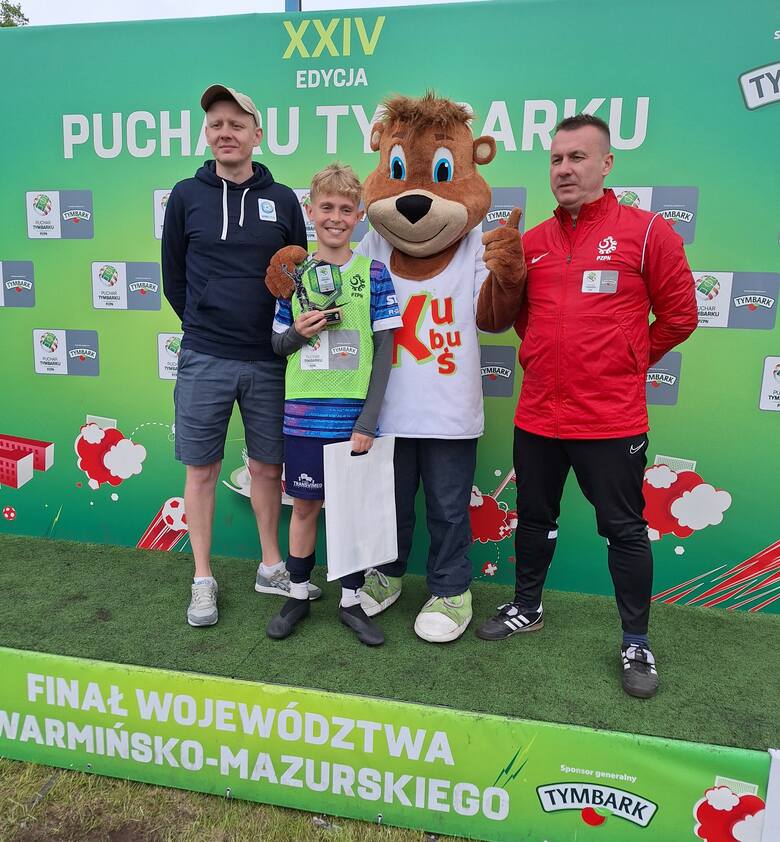 MVP turnieju U-12 chłopców - Oliwier Skrzyński z SP18 w Olsztynie