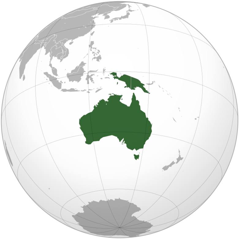 6. Australia. Powierzchnia: 7,7 mln km2