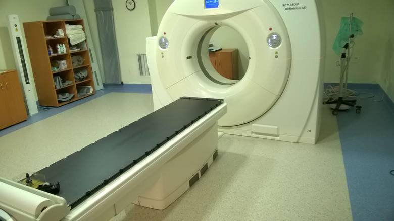 Nowy tomograf komputerowy w Zakładzie Radioterapii zielonogórskiego szpitala.