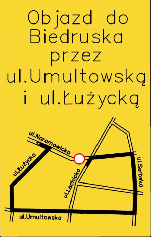 Poznań: Zmiany w organizacji ruchu na Naramowickiej przez Lidla