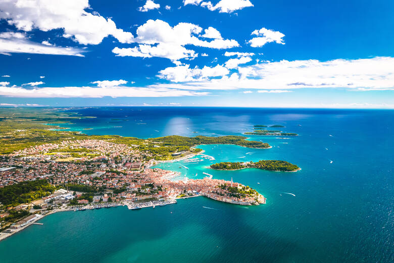 Widok na region Istra w Chorwacji