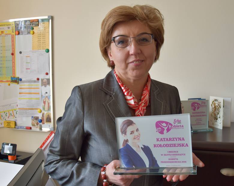 Katarzyna Kołodziejska, Kobieta Przedsiębiorcza 2016 w regionie: sukces to zarażanie optymizmem