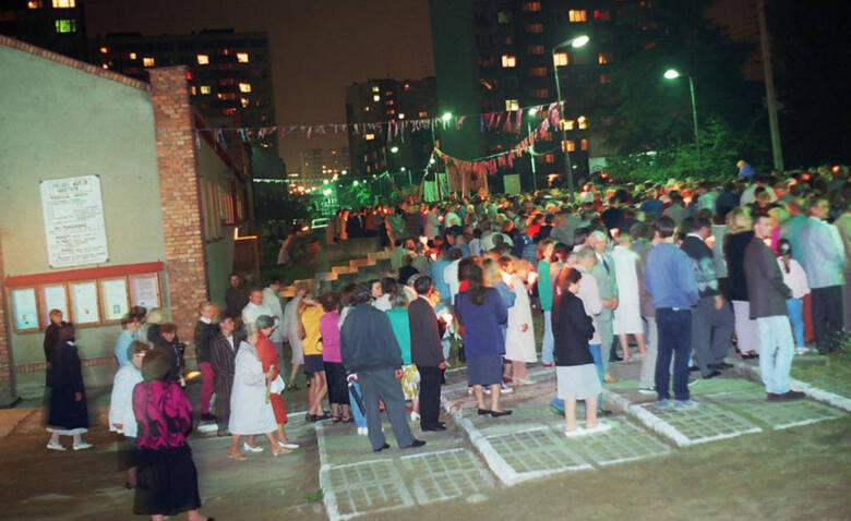 Przeniesienie obrazu Matki Boskiej Jasnogórskiej do nowej świątyni, 1 wrzesień 1996 rok