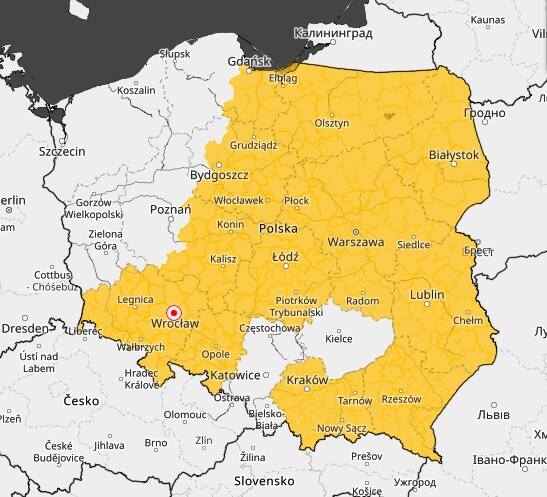 W poniedziałek (16 stycznia) IMGW opublikował alerty ostrzegawcze dla mieszkańców Dolnego Śląska. Prognozowane są intensywne opady śniegu i oblodzenie
