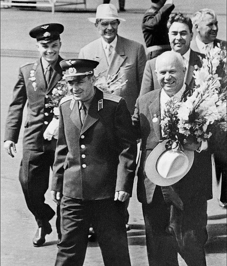 Maj 1967 r. Od lewej: Leonid Breżniew, Aleksiej Kosygin, Nikołaj Podgorny, Michaił Susłow. Wtedy Susłow był u szczytu swej kariery