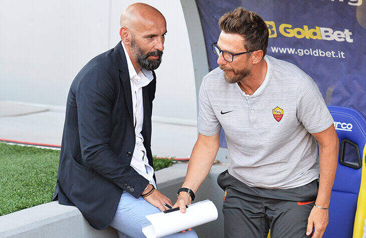 Dyrektor sportowy Monchi i trener Eusebio Di Francesco – zgrany duet w AS Roma