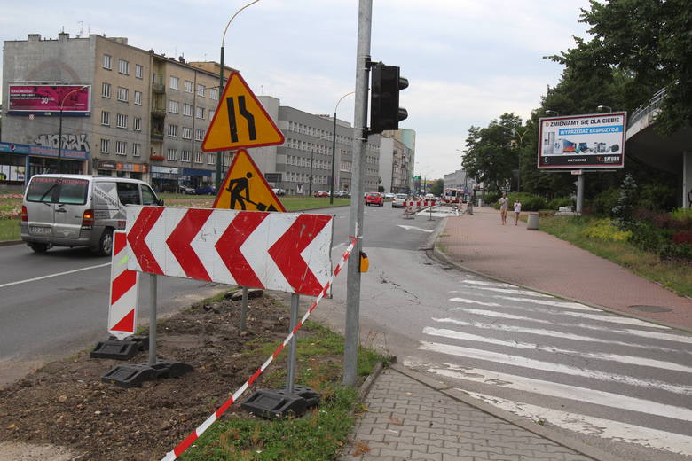 Sosnowiec: Kolejna faza remontu ul. 3 Maja. Utrudnienia dla kierowców pod Ślimakiem