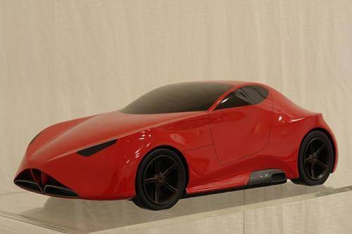 Alfa Romeo jak wóz Batmana stworzona przez indyjskich studentów design.