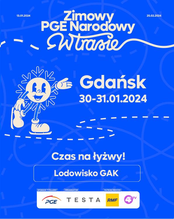 Czas na łyżwy w Gdańsku! Zimowy PGE Narodowy w Trasie zawita na lodowisko GAK!